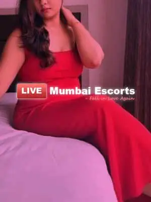 Cute girl in red dress