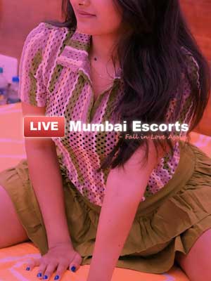 sexy girl in shirt and green skirt